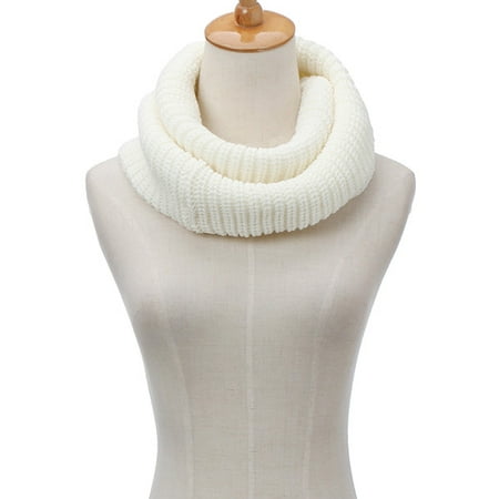 Sale Women Winter Warm Infinity 2Circle Cable Knit Cowl Neck Long Scarf Shawl Sale Women Winter Warm Infinity 2Circle Cable Knit Cowl Neck Long Scarf Shawl